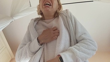 My step sister continues her annoying anal therapy