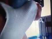 日本人男子のがまん汁びしょ濡れ電マオナニー