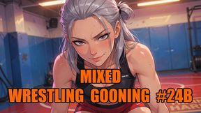 Mixed Wrestling Gooning #24B: Crushed by the Wrestling Queen (Animated)