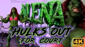Alena Love Hulks Out For Court SFX- Muscle Transformation Clothing Destruction [4K]