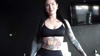 His Slut Girlfriend Sucked Him Raw Missionary POV Blowjob Tattooed GF