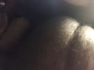 FTM bear chub plays with sex tool