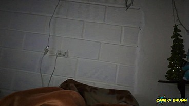 Nice cum shot inside of my black undies - Camilo Brown
