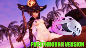 Genshin Impact - Mona Beach Riding - PassThrough (A XXX Parody)