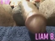 CUM Challenge level 2 of10! Straight BBC milking till percum - Liam B. Lit
