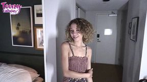 teen babysitter allie addison gets a load of cum from boss