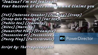 Jealous Raccoon GF Growls Possessive Pet Play Car Sex Claiming You Intersex Futanari