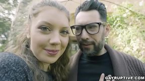 Brandon & Dalton Swap Turns in Intense AI RobotGay Hardcore Session