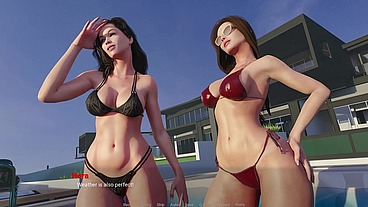 Stepmom Sex and Some Grinding - Away From Home #26 Animated Sex Game