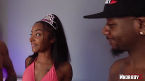 Gianna Spade - Two Huge Cocks For Her Birthday