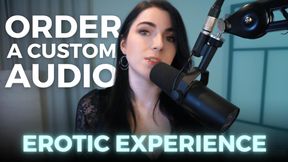 Order a Custom Audio Erotic Experience