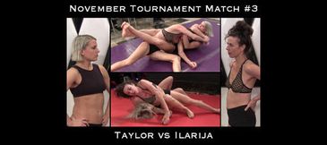 Taylor vs Ilarija: Competitive Female Wrestling (Nov 2017)
