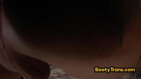 ”Transsexual lady ravaged by dirty guy in tight anus”