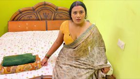 I Went to Chachi Room Because Her Husband Went Outside and We Share Single Bed Fuck Her Full Hindi Viral Video