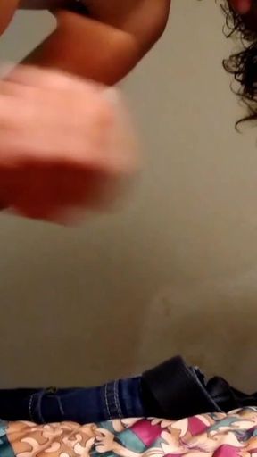 Stroking and Imagining You Taking Me Down