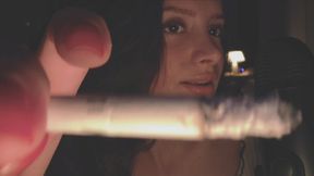 Close up Smoking + inhailing ASMR ;) xx