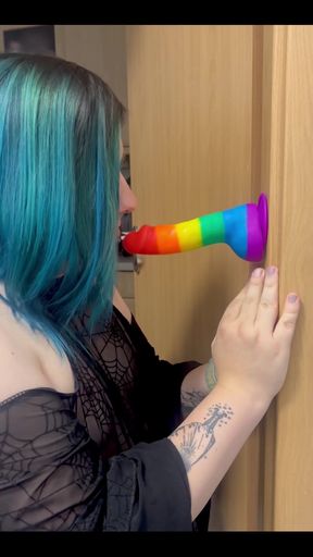 Dildo Got Sucked Hard.