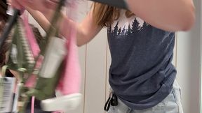 girls lick ass in mall toilets & dressing rooms