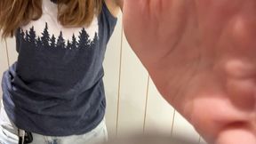 girls lick ass in mall toilets & dressing rooms