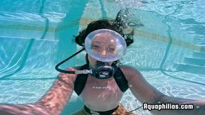 Aquaphilias- Dakota Marr- Her First SCUBA Lesson in Leohex