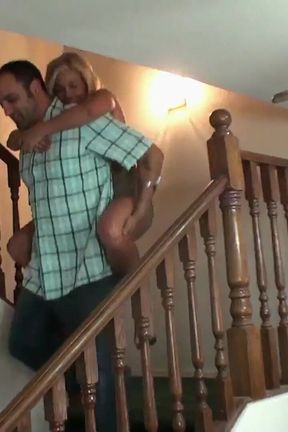 Stepmom, Stepdaughter Have a Threesome with New Boyfriend