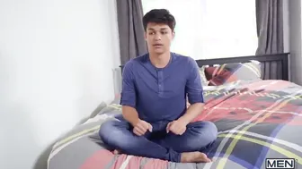 Jason gets his tight ass drilled hard in an intense interracial session