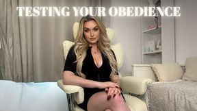 Testing Your Obedience