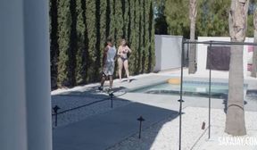 Sara Jay Sexy Poolside Cougar Pick Up