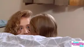 Naughty Nata Ocean & Tiffany Tatum Surprise Stepbro Take turns Riding His Hard Cock