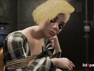 Neon Fantasies When the Town Chooses U - Hawt futanari screws hard her hawt breasty serf in the basement