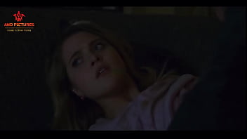 Girl and His Boyfriend Doing Romance while watching TV