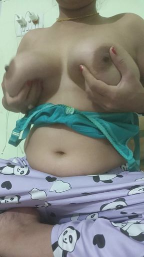 Hard Pussy Fingering and Boobs Pressing