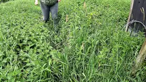 Cowshed session with big tits slapping and slapping each other