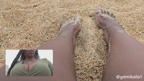Beach Boobs and Feet ASMR HD