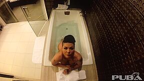 Jezebelle Bond Films Herself Taking A Bath