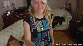 DOUBLEVIEWCASTING.COM - MARIA BOUNCES ON A GOOD DORK (POV VIEW)