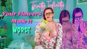 Your Flowers Made It Worse| SNEEZING NOSE BLOWING SNIFFLING NOSEBLOWING FETISH SNEEZINGFETISH TISSUES GFE NONNUDE NO MAKEUP GLASSES PINK HAIR ALT GIRL