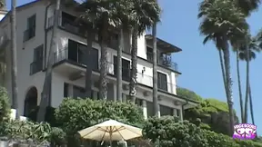 The Busty Brunette Wants to Have Steamy Sex with Her Lover in Her Dream House.