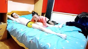 Passionate sex before bed
