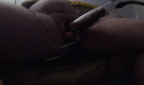 estim cum inside a cockpump