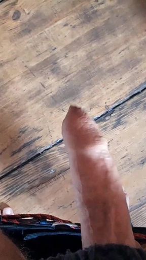 Mature Blonde Amateur Wife Enjoys Feet Worship