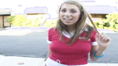 Hot Young Blonde Allyssa Hall Gets Her Twat Licked Then Sucks Dick And Fucks In An Ice Cream Van!