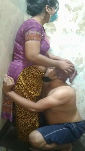 Busty wife enjoy sex with neighbour