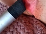 vacuum cleaner suck my big clit