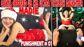 SANTA OFFERED US HIS ULTRA TICKLISH DAUGHTER MADIE - HD WMV