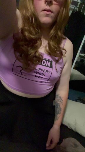 Clitty is leaking from how horny I am