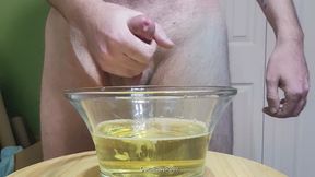 Cum Art in Piss