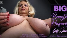 ”Big boobed wife Lady Jane's solo”