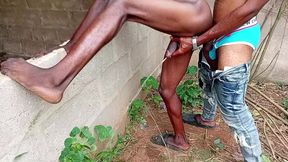 Blowjob with My Kenya Friend in the Bush