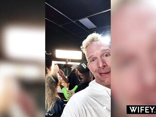 WIFEY Fit Blond Hotwife Cassie Bender Gets A BBC Creampie In Front Of Hubby